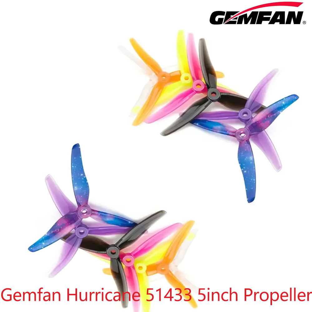 12Pairs Gemfan Hurricane 51433 - Drone Propeller recension och pris