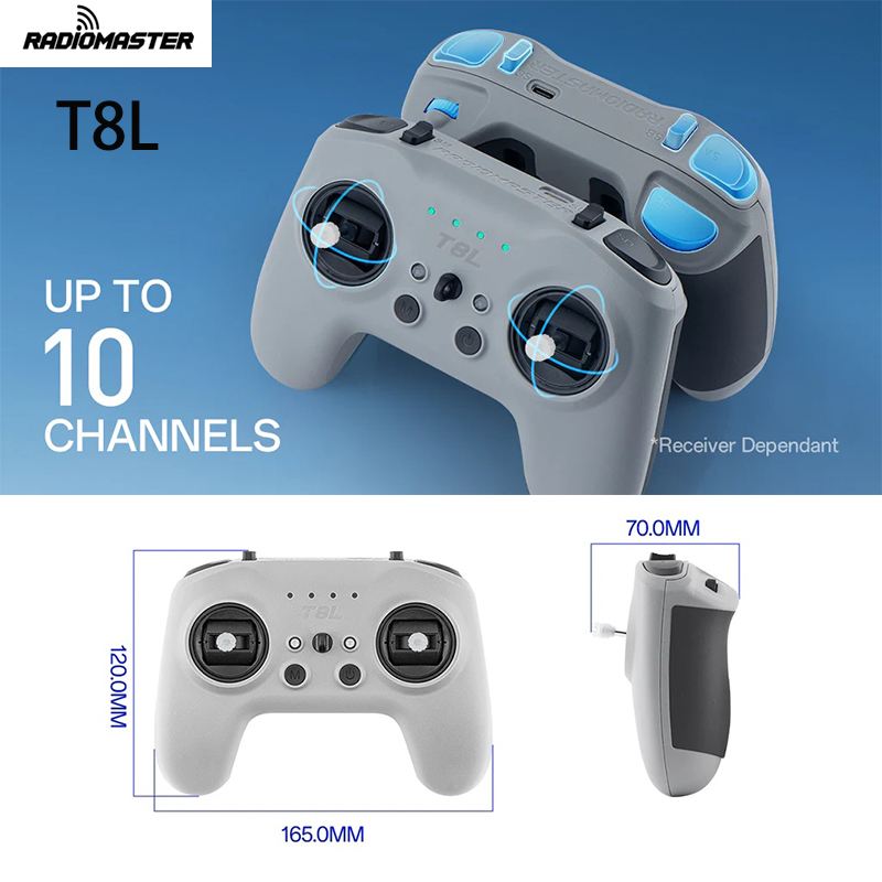 RadioMaster T8L Radio Controll - Drone Gimbal recension och pris