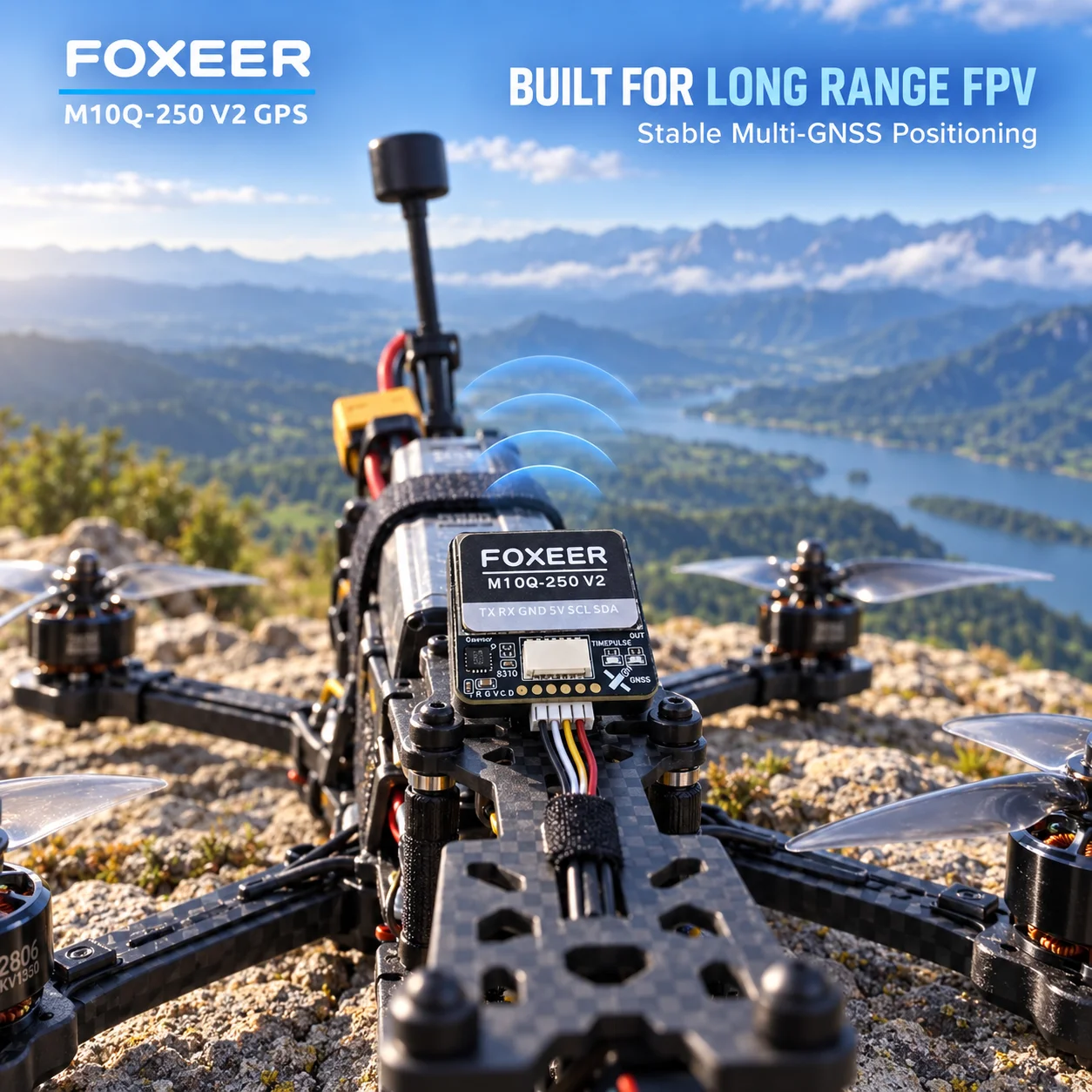 FOXEER M10Q-250 V2 GPS Module  - Drone Compass recension och pris